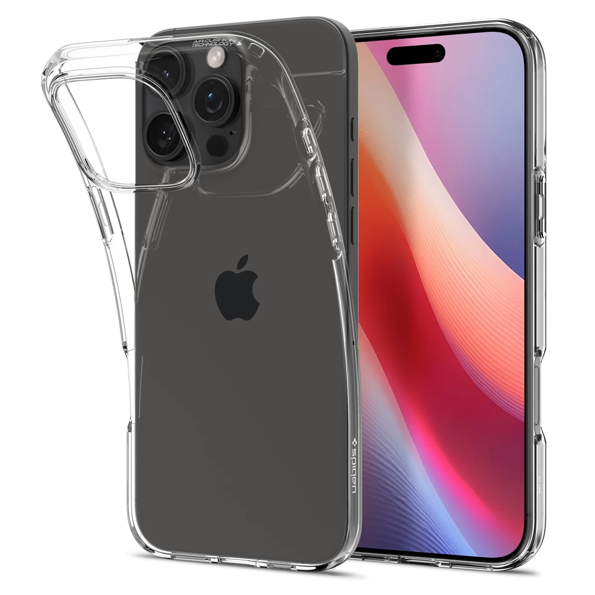iphone 16 Pro Max Skystųjų Kristalų Dėklas - Skaidrus