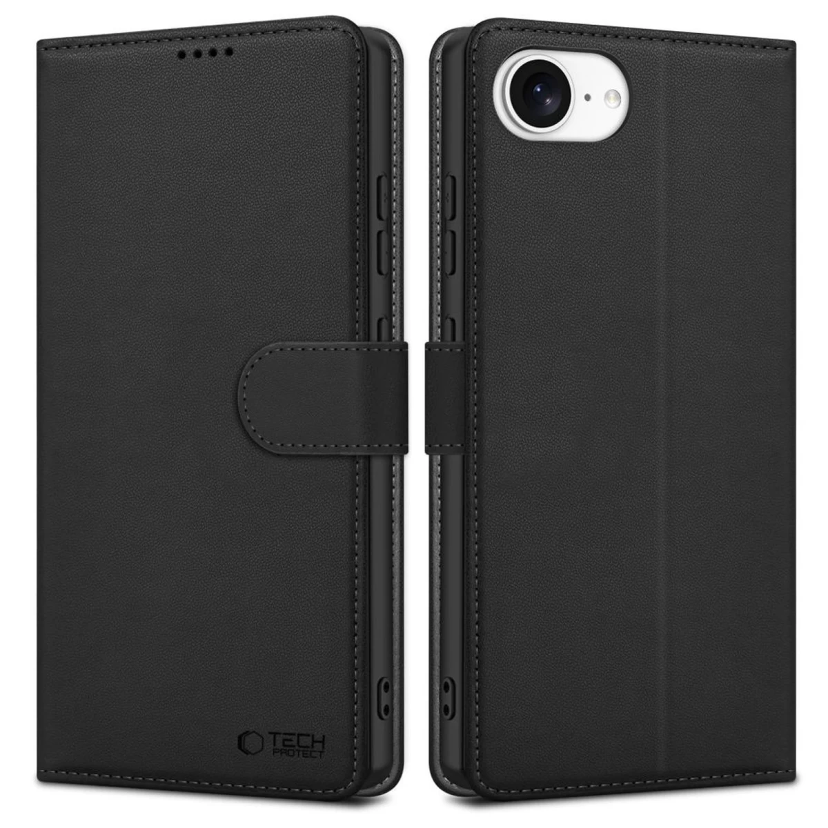„iphone 16e / 17e Wallet“ Dėklas – Matinis Juodas