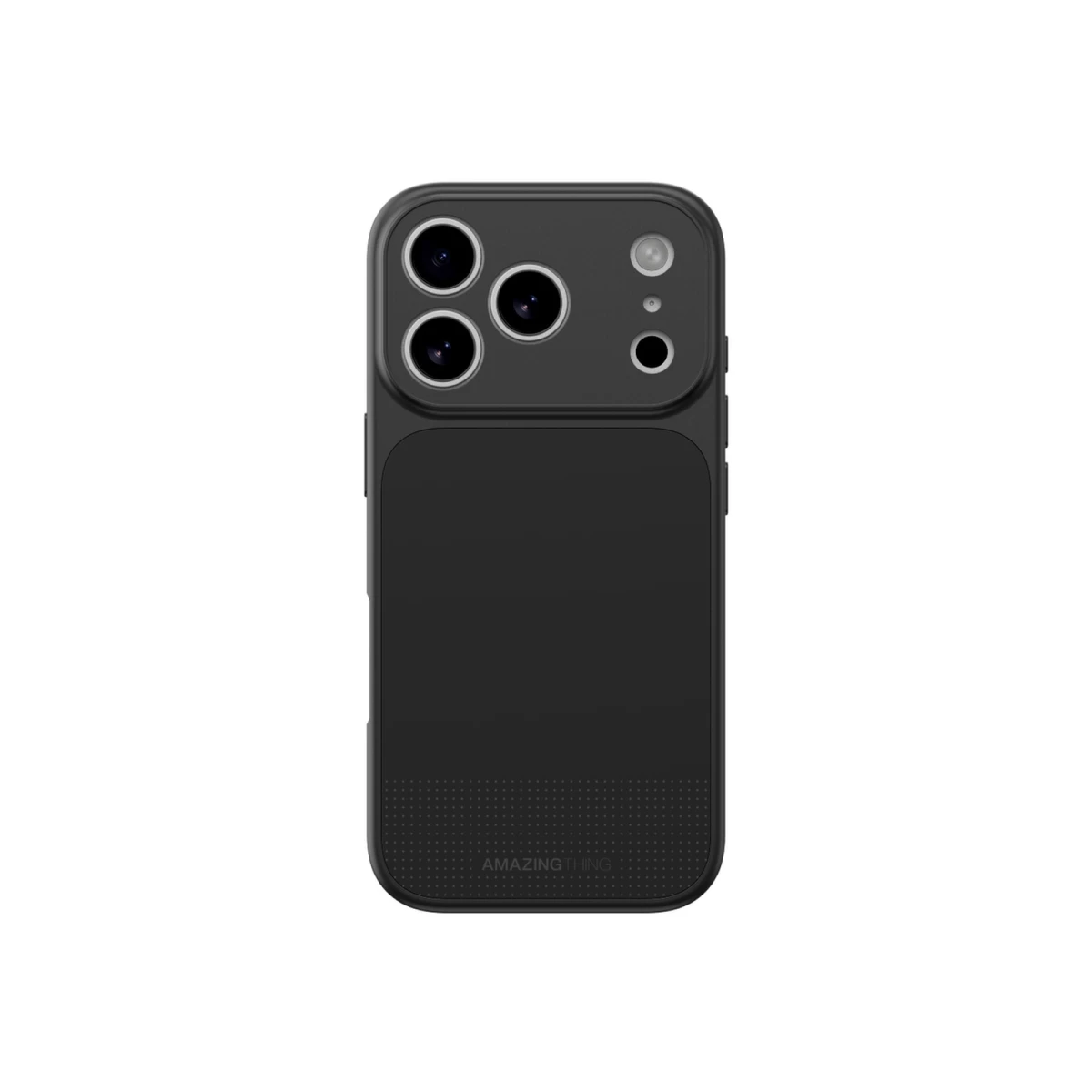 iphone 17 Pro Dėklas minimal Mag Full Cover Case - Juodas