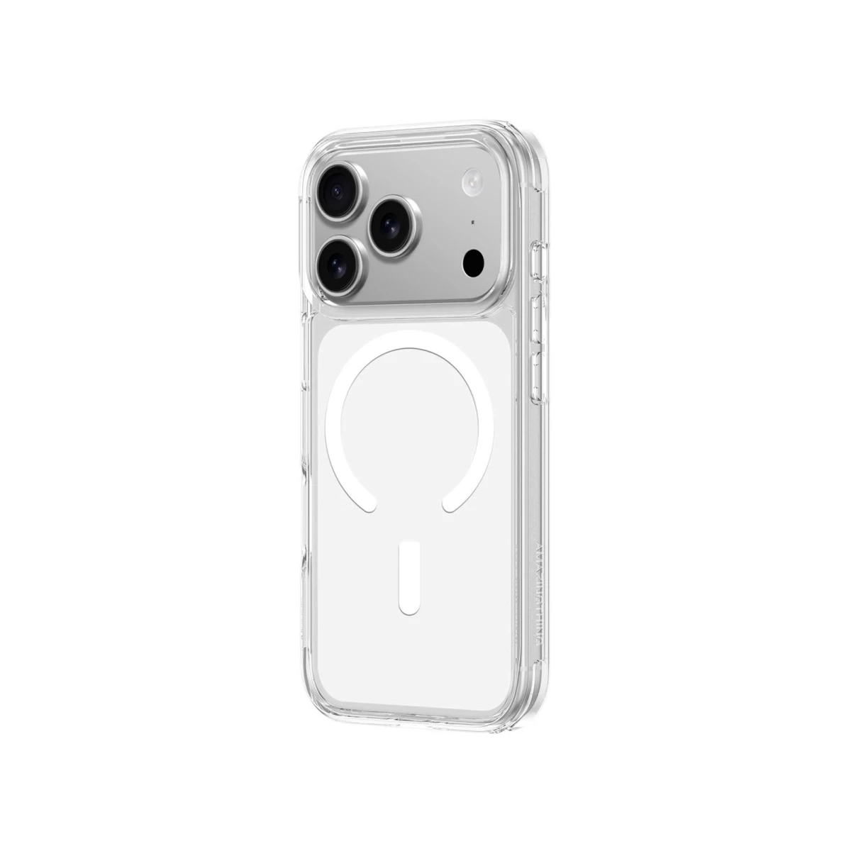 iphone 17 Pro Dėklas minimal Magsafe - Skaidrus