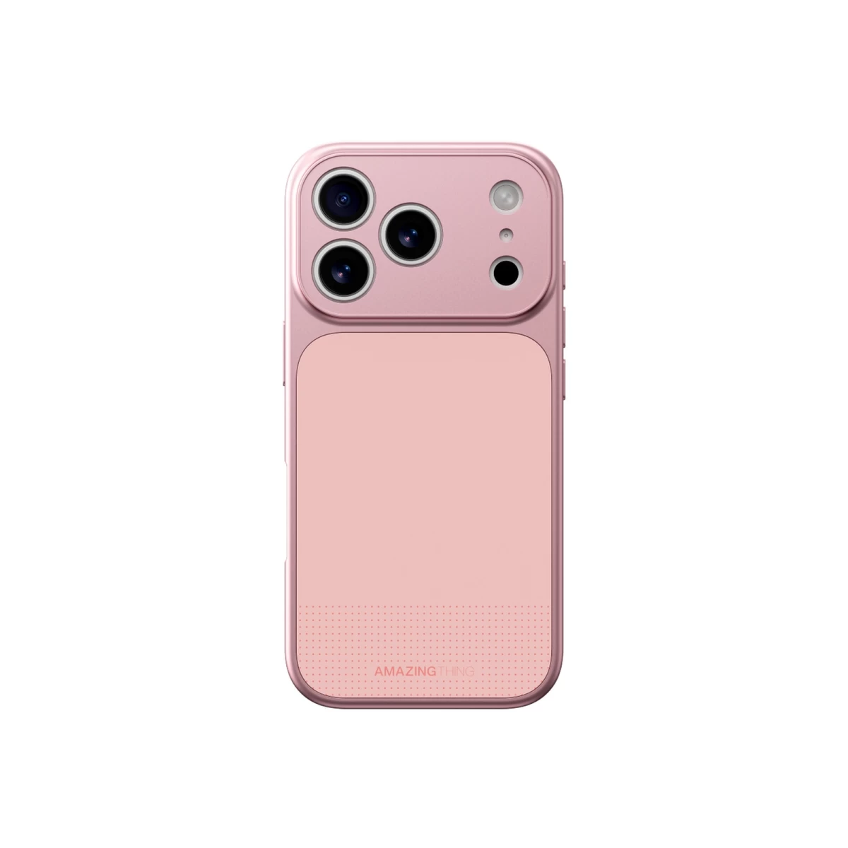 iphone 17 Pro Max Dėklas minimal Mag Full Cover Case - Rožinis