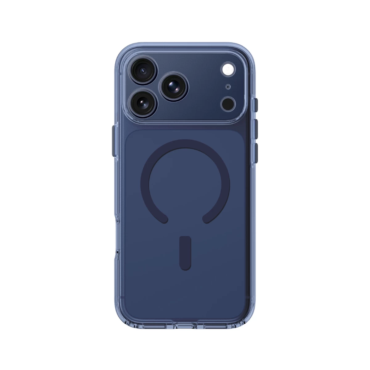 iphone 17 Pro Max Dėklas minimal Mag Lens Case - Mėlynas