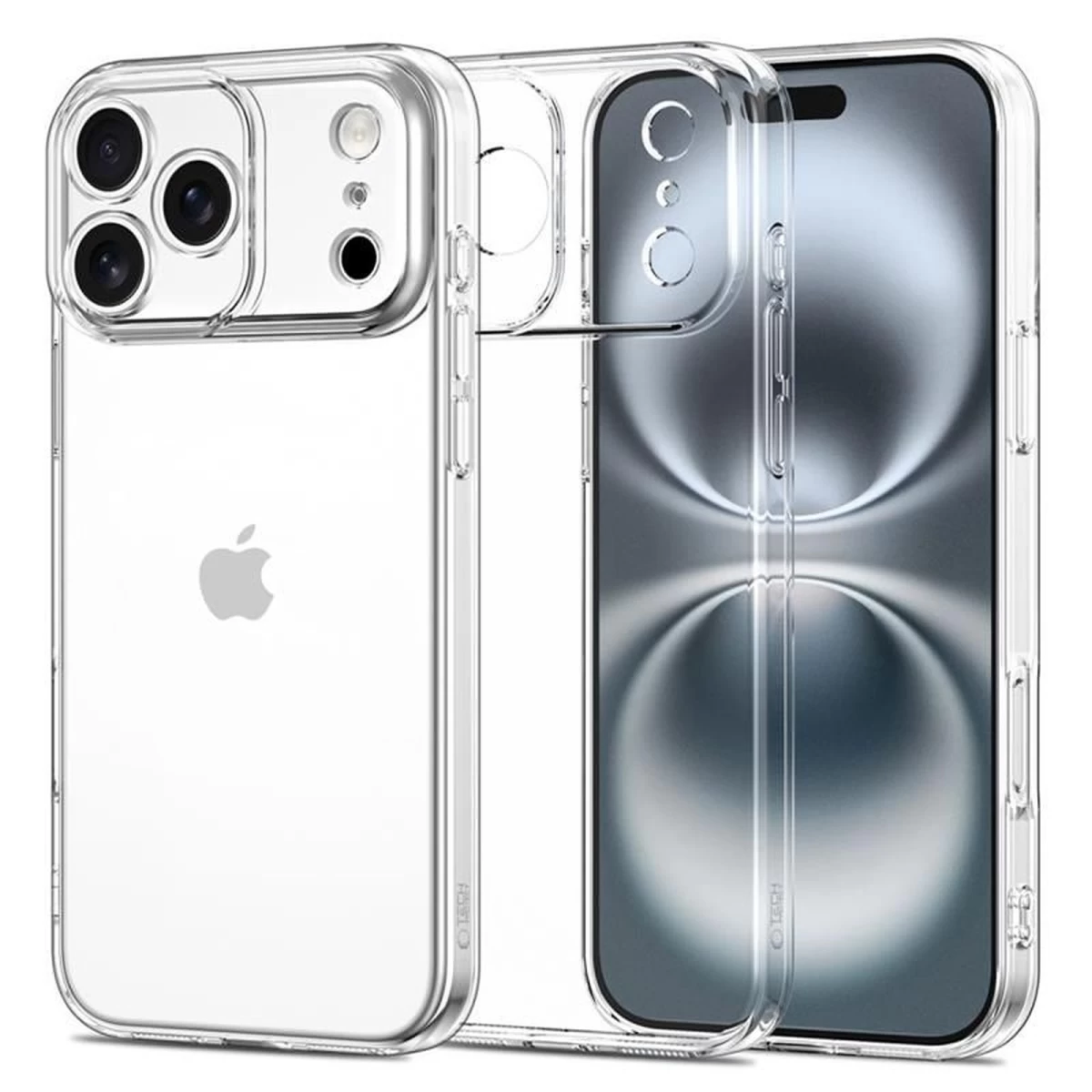 iphone 17 Pro Max Flexair Dėklas - Skaidrus