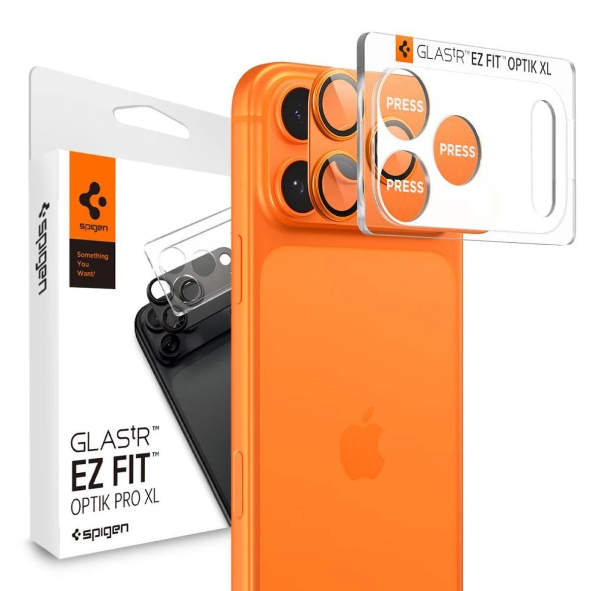iphone 17 Pro Max Optik Pro Xl Objektyvo Stiklas - Oranžinis