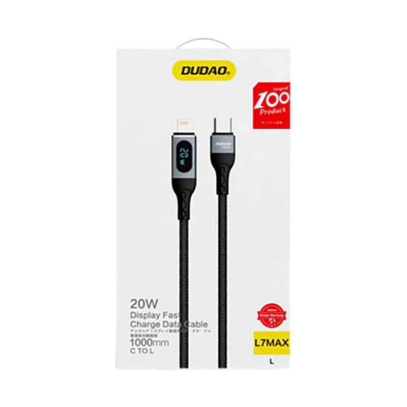 iphone Greitojo įkrovimo Kabelis Usb-c - Lightning Pd 20w 1 M Juodas