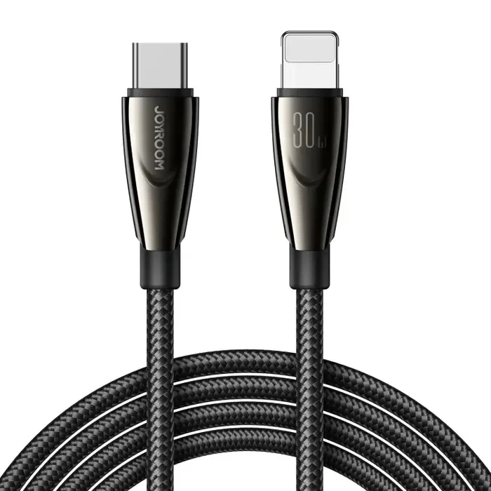iphone Pioneer Serijos Usb-c - lightning 30w 1,2 M Juodas Kabelis