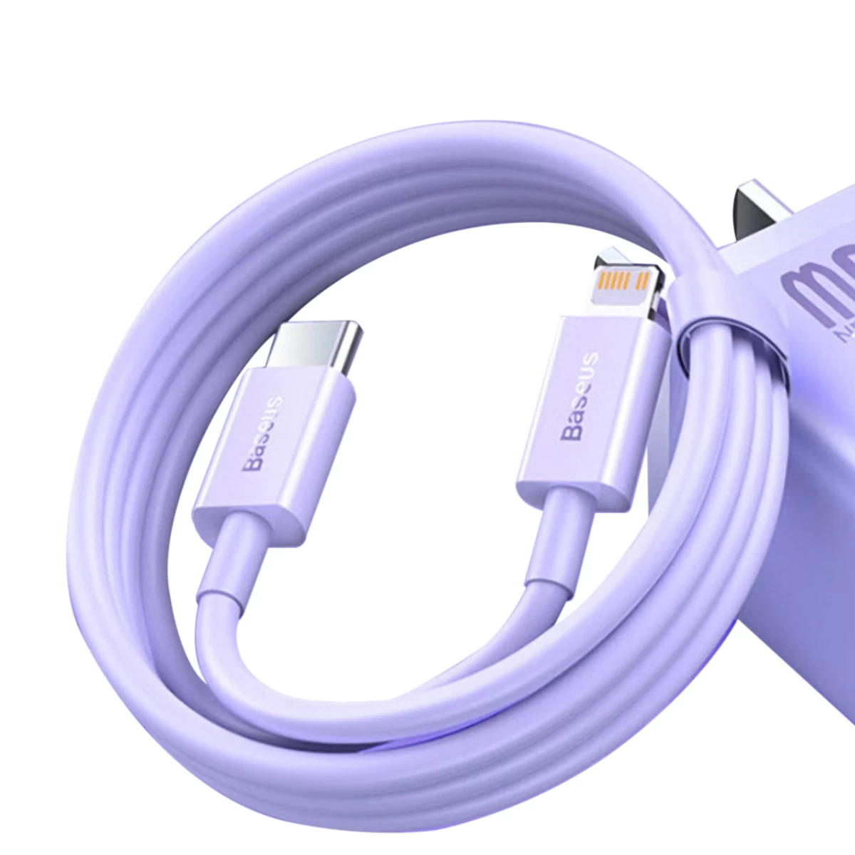 iphone Usb-c - lightning Pd 20 W Greitojo įkrovimo Kabelis 1 M Violetinės Spalvos