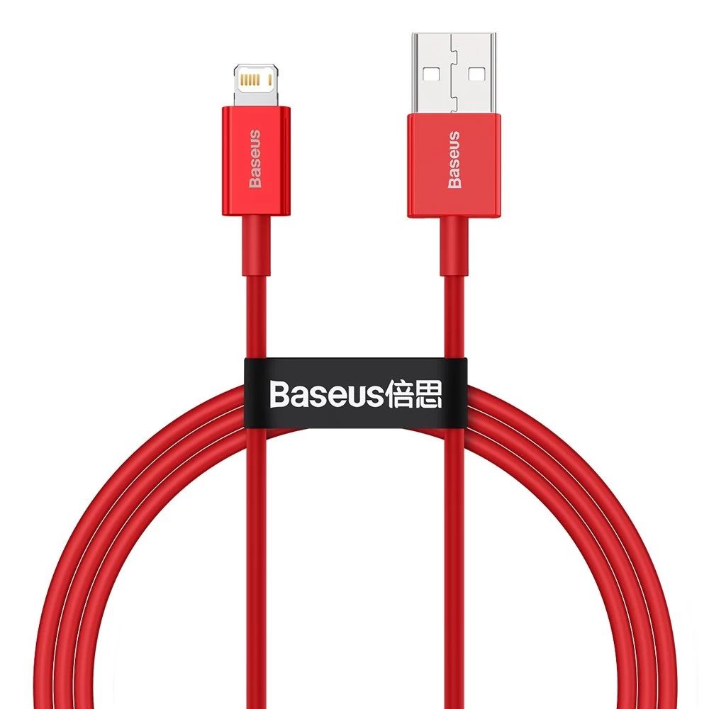 Iphone Usb - Lightning 2.4a 1 M Raudonos Spalvos Kabelis, Skirtas Iphone Usb - Lightning 2.4a Iphone Usb - Lightning 2.4a 1 M Raudonos Spalvos Kabelis, Skirtas Iphone Usb - Lightning 2.4a