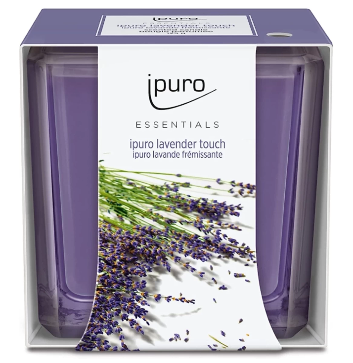 ipuro Lavender Touch Kvapioji žvakė, 125g (vokiečių Produktas)