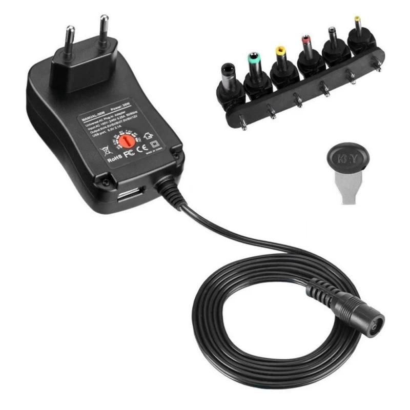 Ipw-nts1000g2 Maitinimo Adapteris Techly 12w Keičiami Kištukai 12v