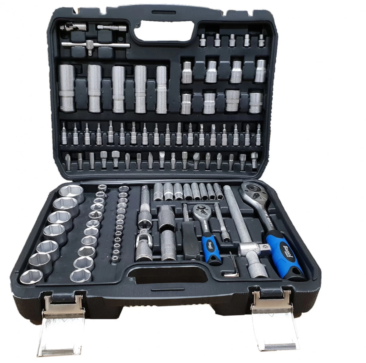 Įrankių rinkinys | 6.3 mm (1/4) + 12.5 mm (1/2) | 108 vnt. (BS78108)