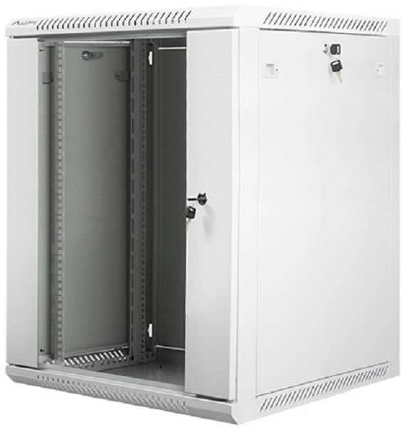 įrengimo Spinta 19&amp;#039;&amp;#039; 15u 600x600mm Pilka (stiklinės Durys)
