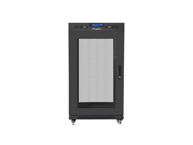 įrengimo Stovas 19&amp;quot; 22u 600x600 Black Lcd Perfect Door Lanberg (flat Pack) V2