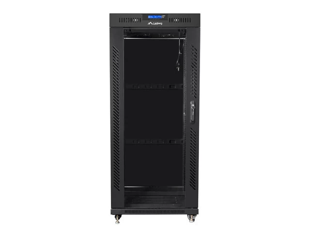 įrengimo Stovas 19&amp;quot; 22u 800x800 Black Glass Door Lcd Lanberg (flat Pack)