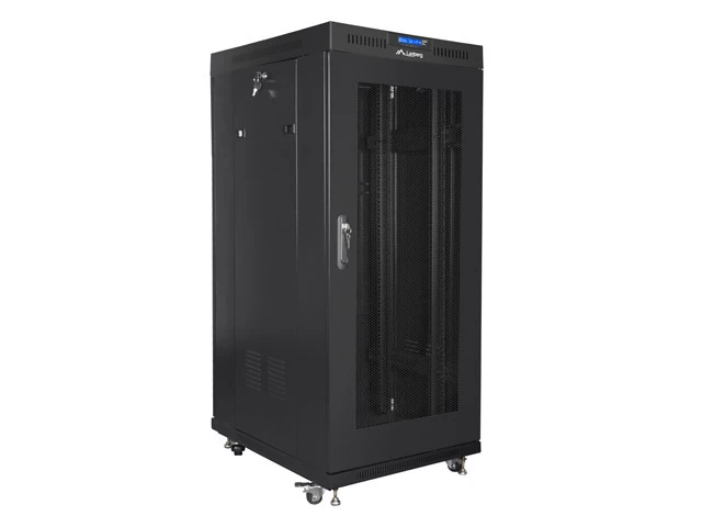 įrengimo Stovas 19&amp;quot; 27u 600x800 Black Perfect Door Lcd Lanberg (flat Pack)