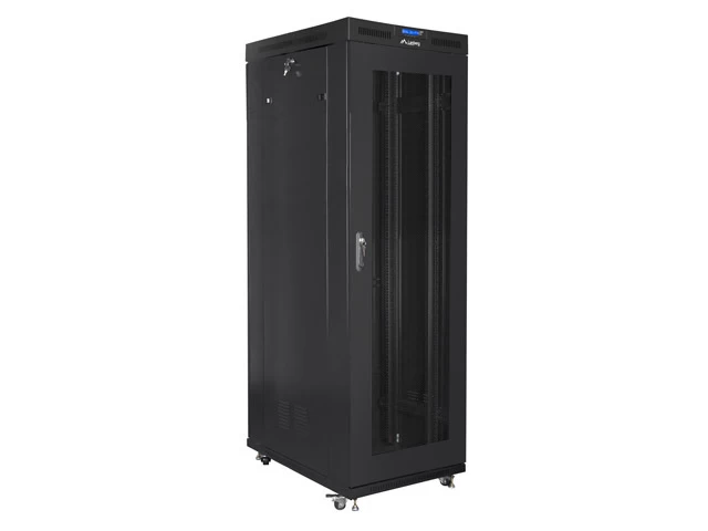 įrengimo Stovas 19&amp;quot; 27u 800x1200 Black Perfect Door Lcd Lanberg (flat Pack)