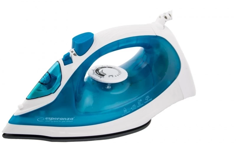 Iron steam Esperanza Ceramic EHI002 (2200W; blue color)
