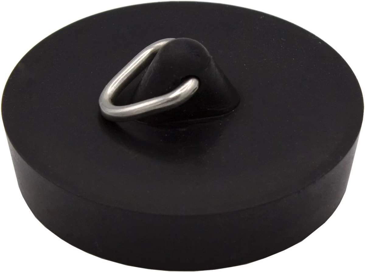 Išleidimo kamštis, Ø 6 cm, juodas, PVC, 13710010