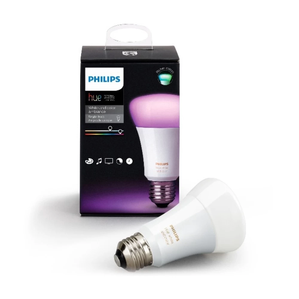 Išmani Lemputė Philips Hue White &amp; Colour Ambience E27