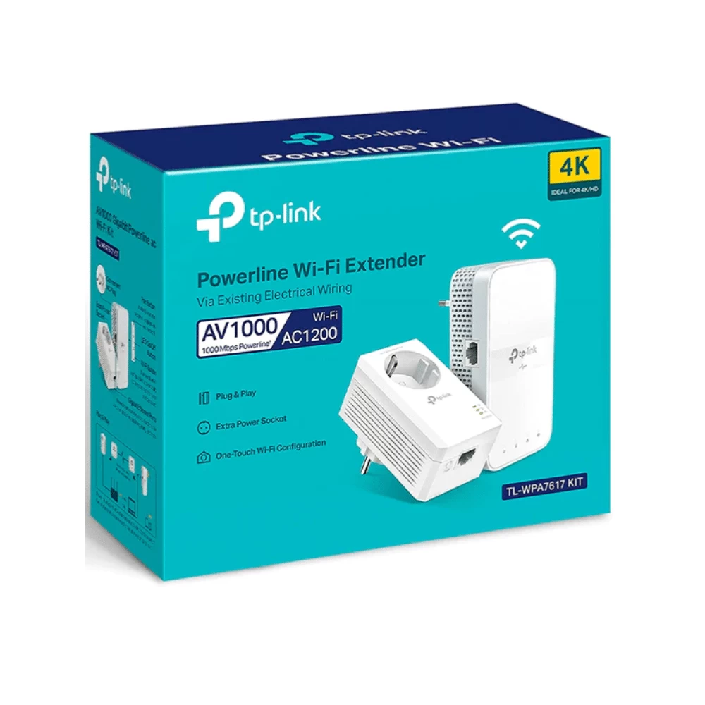 Išmani Wifi Rozetė Tp-Link TL-WPA7617 Kit
