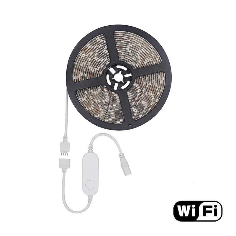 Išmanioji LED juosta su valdikliu Feelspot FS-LSC02W Wi-fi, RGB Išmanioji LED juosta su valdikliu Feelspot FS-LSC02W Wi-fi, RGB
