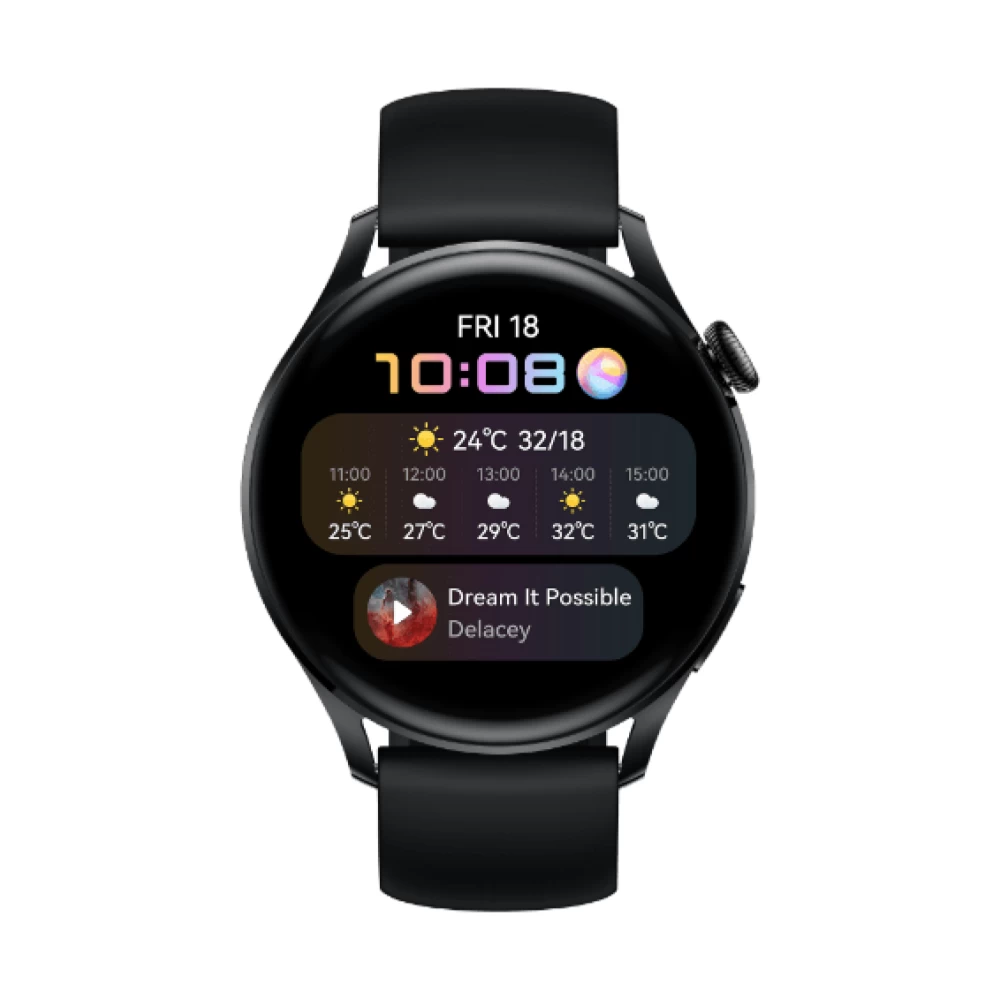 Išmanus Laikrodis Huawei Watch 3 GLL-AL04, juoda (Ekspozicinė prekė)