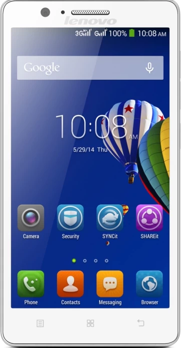 Išmanusis Telefonas Lenovo A536 White + P0r6001ccz Black 8 Gb White