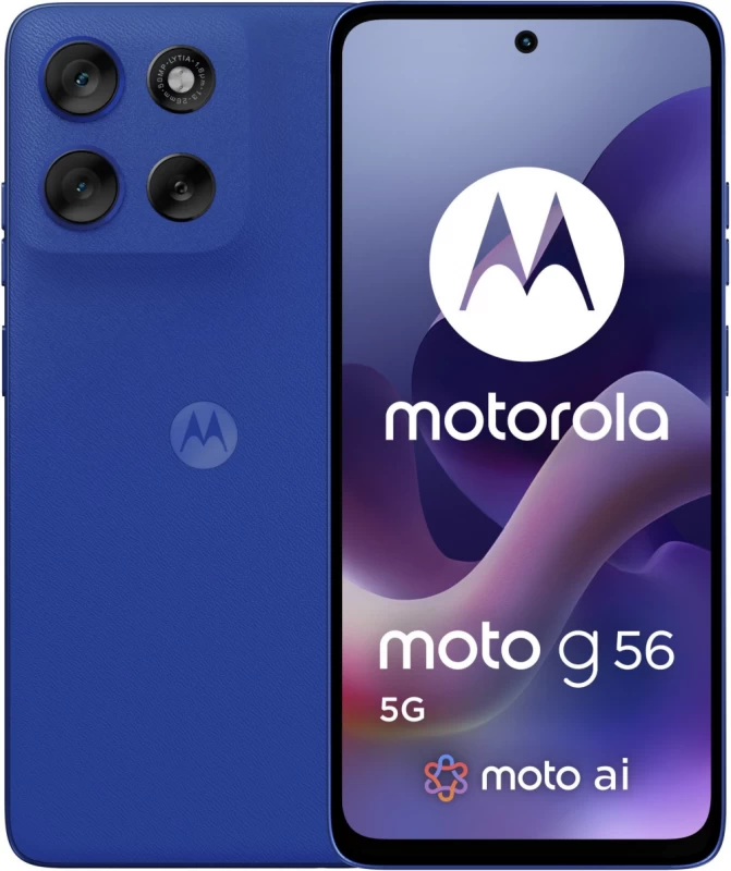 Išmanusis Telefonas Motorola Moto G56 5g 8/256 Gb Blue 256 Gb Blue Pb7y0032en