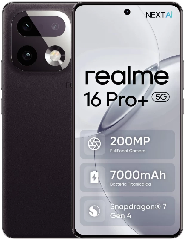 Išmanusis Telefonas Realme 16 Pro+ 5g 12/512gb Pilkas 512 Gb Pilkas Tkoralsza0172