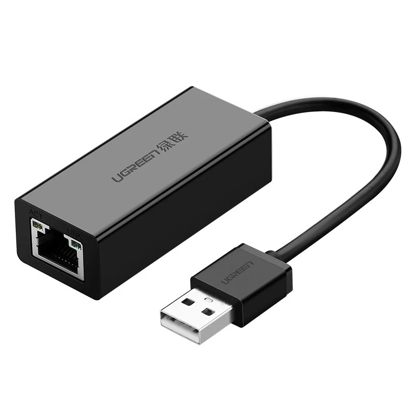 Išorinis Lan Adapteris Rj45 - Usb 2.0 100 Mbps - Juodas