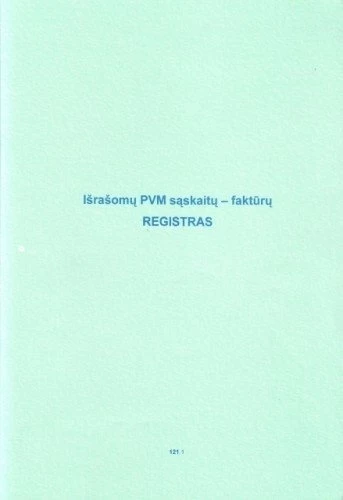 Išrašomų PVM sąskaitų faktūrų registras, A4 (48)  0720-061
