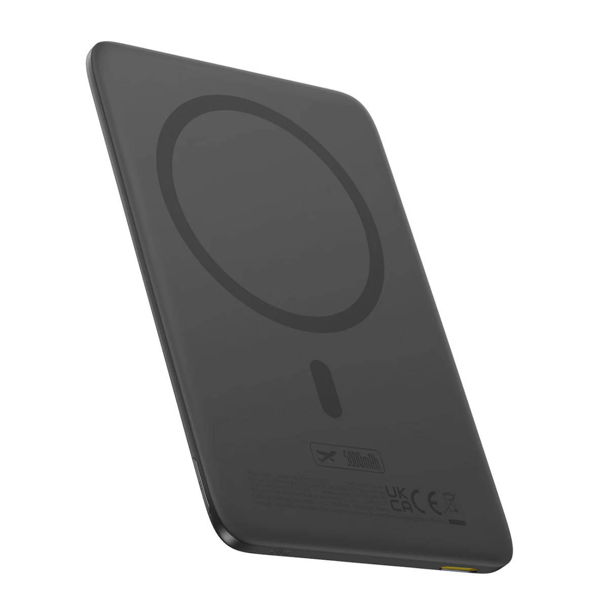 Itin Plonas 5000 Mah 20 W picogo Am41 Magsafe Magnetinis Maitinimo Blokas Su 30 Cm Usb-c Kabeliu - Juodas