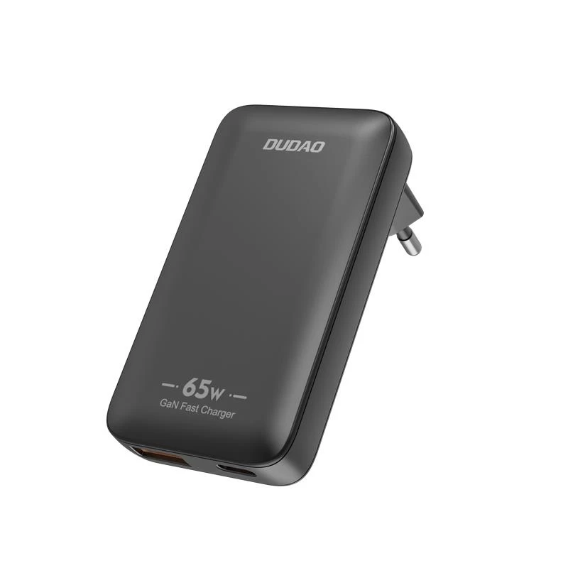 Itin Plonas Gan 65w Usb-a Usb-c Pd Es / Jav Kelioninis įkroviklis - Juodas