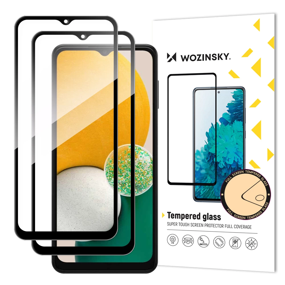 Itin Tvirtas Viso Ekrano Grūdintas Stiklas Su Rėmeliu Samsung Galaxy A13 5g / A23 Juodas Kit 2 Vnt. Itin Tvirtas Viso Ekrano Grūdintas Stiklas Su Rėmeliu Samsung Galaxy A13 5g / A23 Juodas Kit 2 Vnt.
