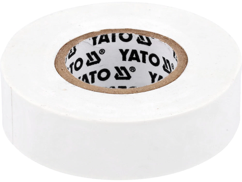Izoliacija balta | 19 mm X 20 m X 0.13 mm (YT-81656)