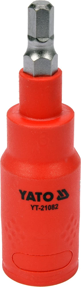 Izoliuotas antgalis elektrikui H6x75mm, 3/8 VDE (YT-21082)