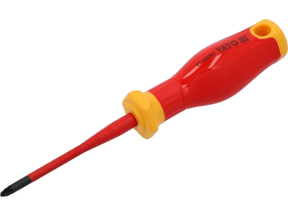 Izoliuotas atsuktuvas elektrikui | labai plonas | 1000V | SL/PZ1X80 mm (YT-282662)