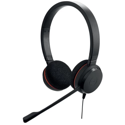 Jabra Evolve 20 UC Stereo Laidinės ausinės, USB-C/A, Juoda