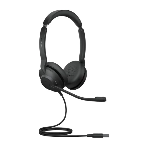 Jabra Evolve2 30 SE UC Stereo Laidinės ausinės, USB-A, Juoda