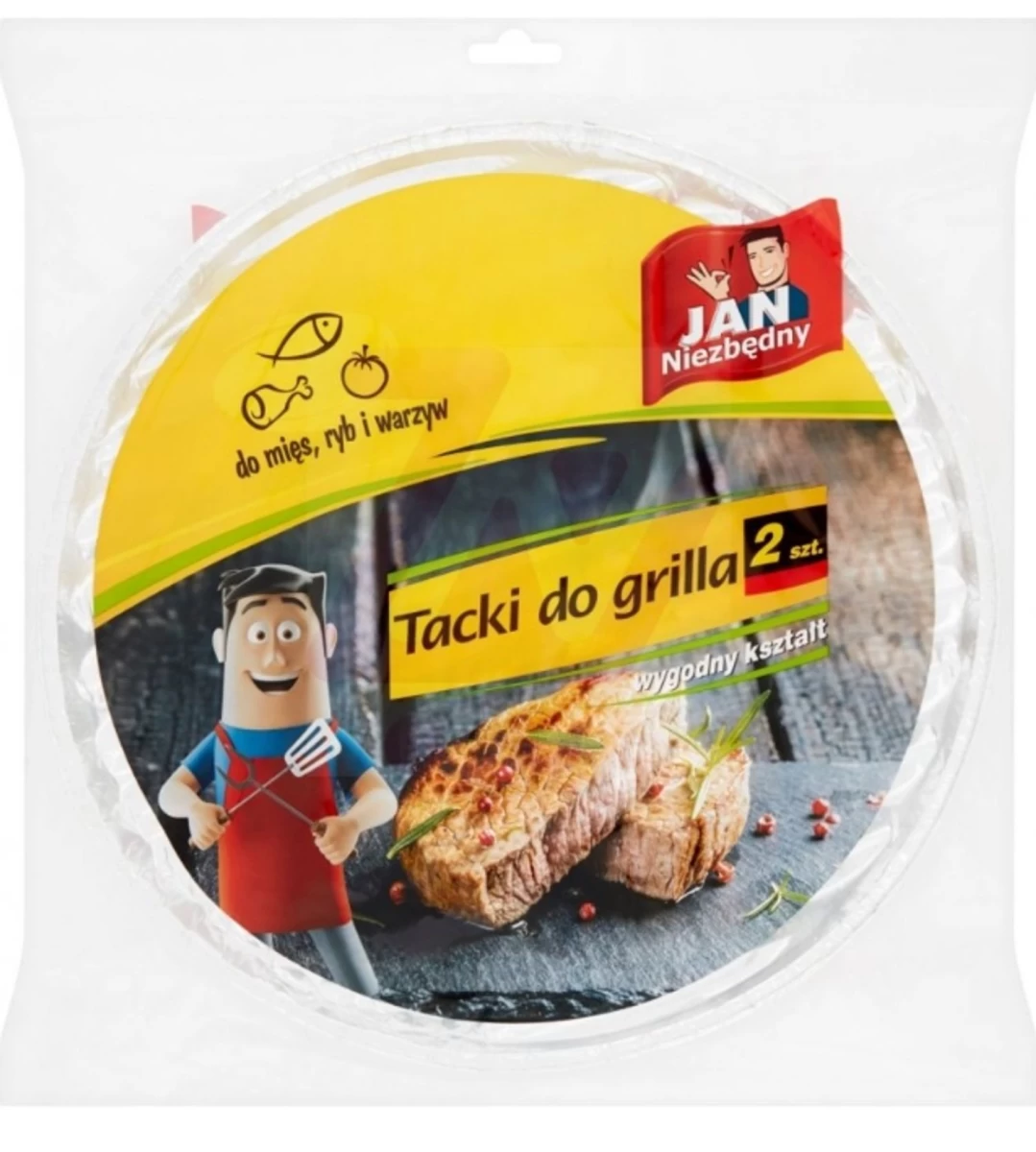 Jan Niezbędny, Apvalūs Grilio Padėklai, 2 Vnt.