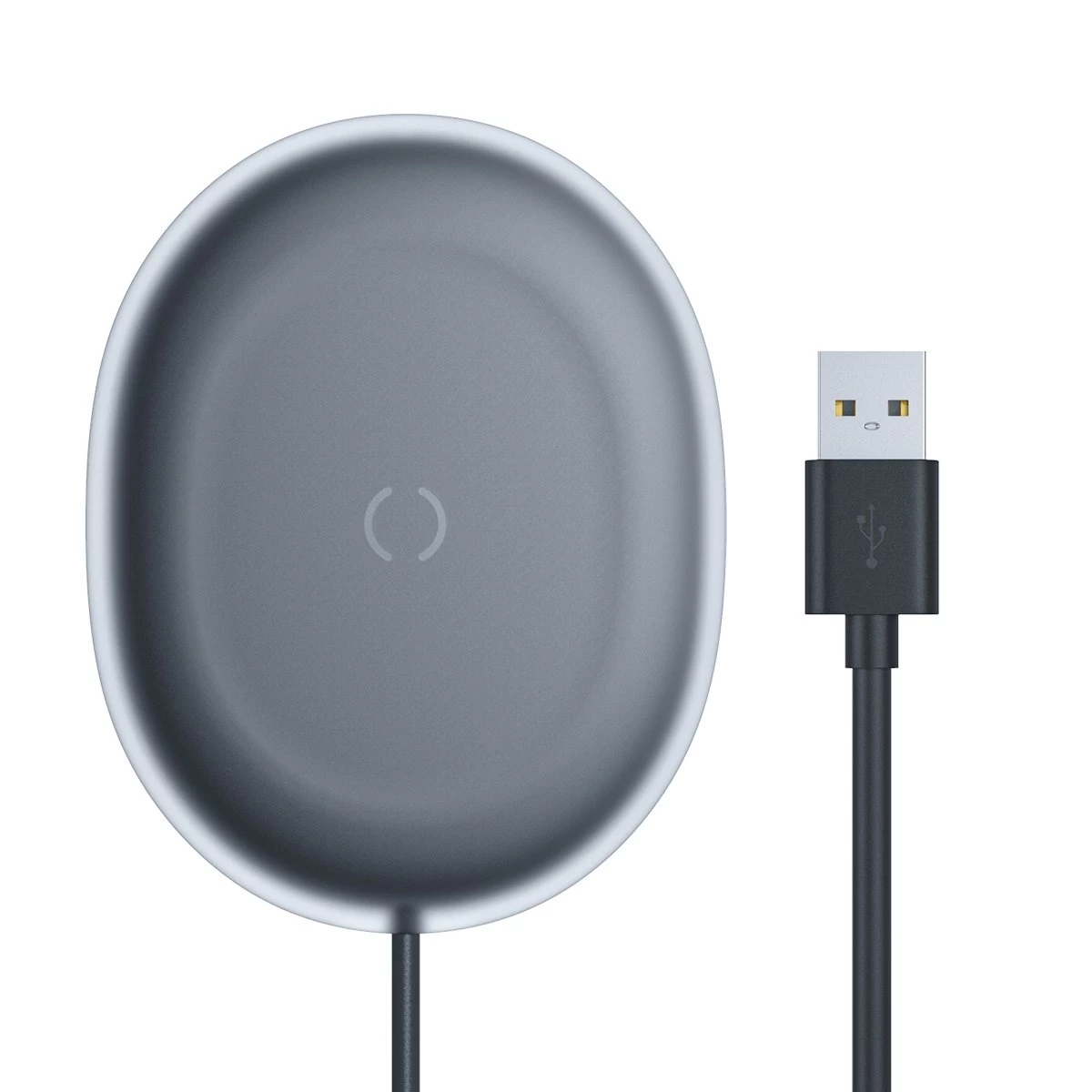 jelly Qi 15 W Belaidis įkroviklis Ausinėms + Usb Kabelis - Usb-c Juodas