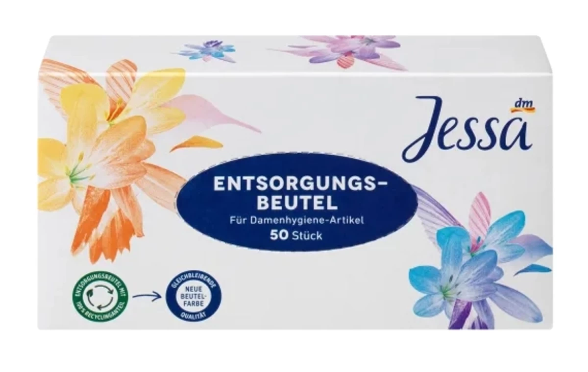 Jessa, Folijos Maišeliai, 50 Vienetų (vokietijos Produktai).