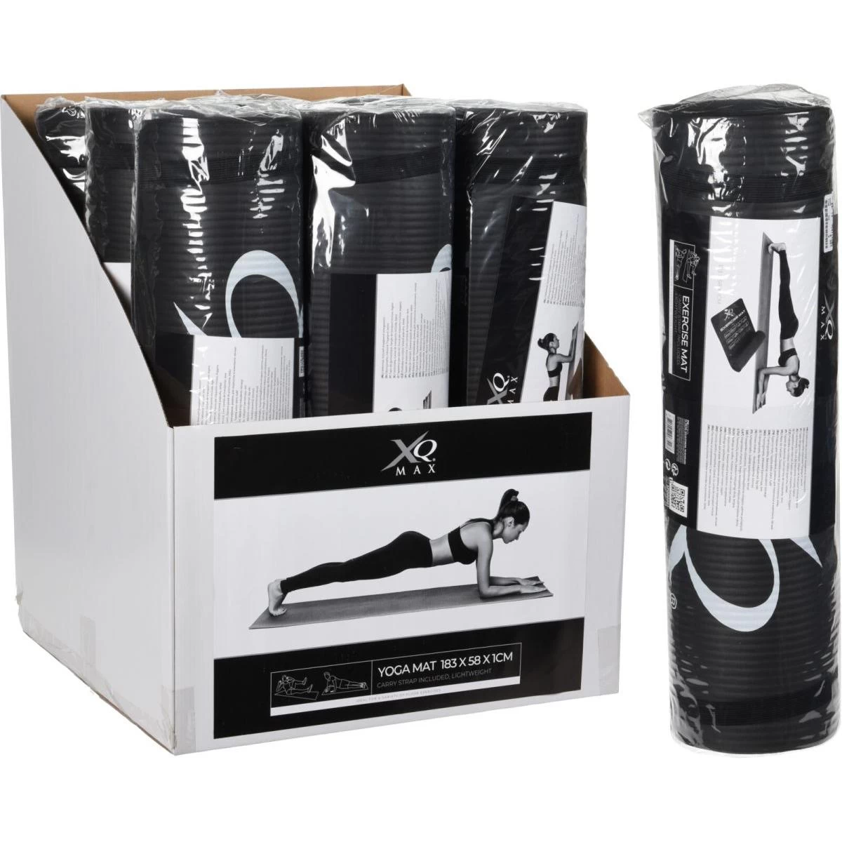 Jogos Kilimėlis Nbr Black 10mm 183x58cm Xqmax