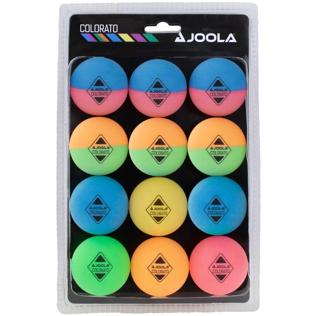 Joola Colorato Stalo Teniso Kamuoliukų Rinkinys