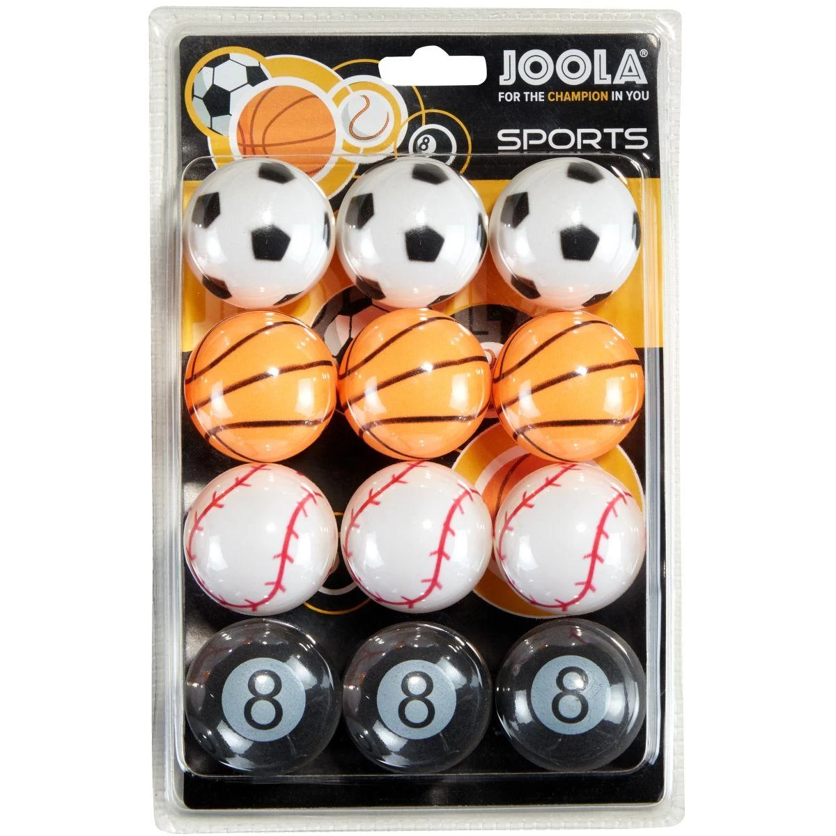 Joola Kamuoliukų Rinkinys Sportiniai Stalo Teniso Kamuoliukai 12vnt.