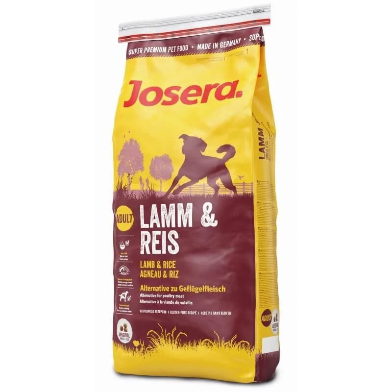 Josera Lamb &amp; Rice sausas pašaras šunims 12.5kg