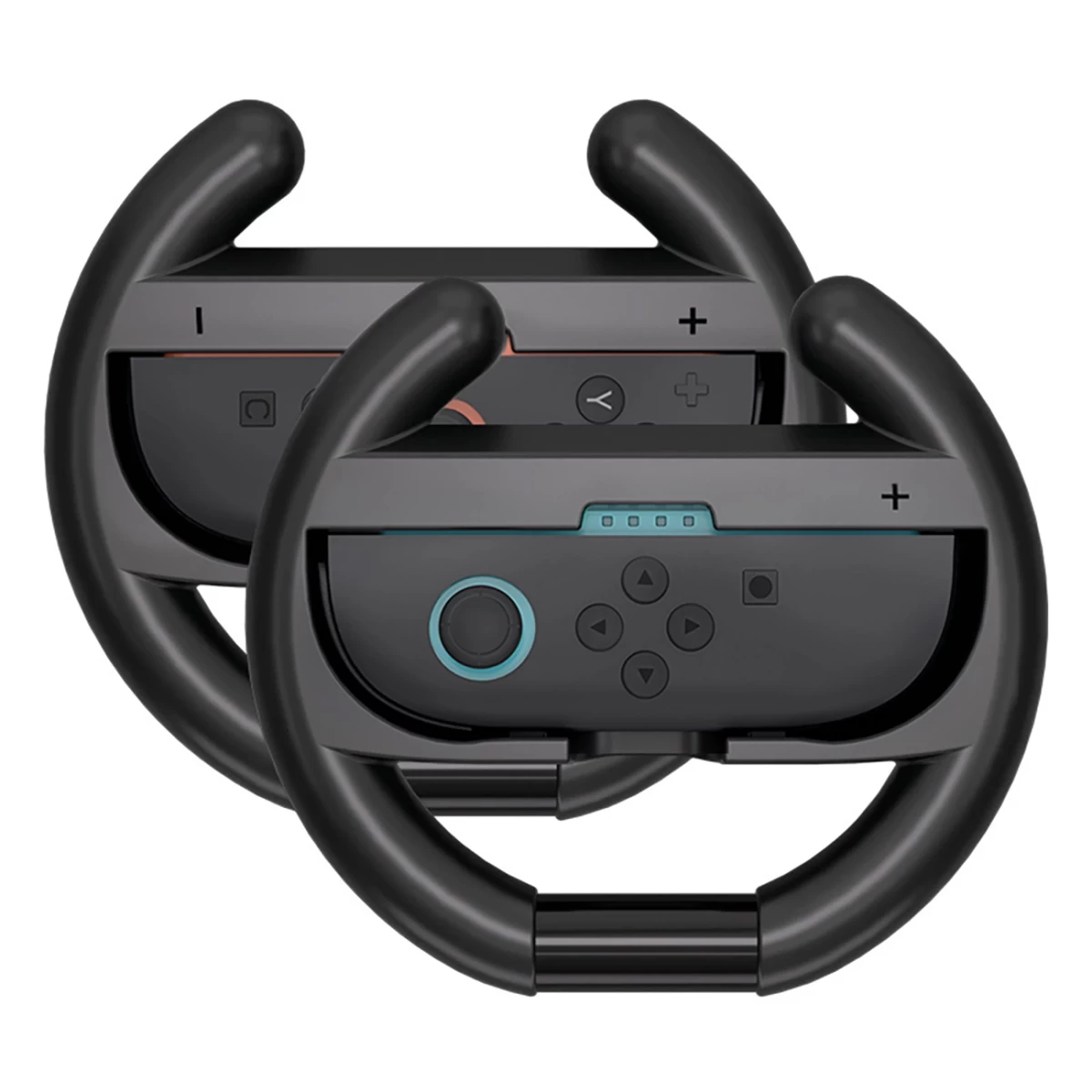 joy-con Vairo Simuliatorius, Skirtas nintendo Switch 2, Juodas - 2 Vnt.