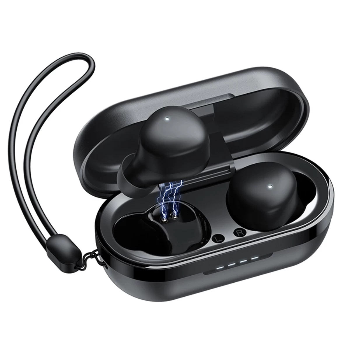 joyroom Belaidės Ausinės Tws Bluetooth 5.1 300mah Juodos Spalvos (jr-tl1 Pro)