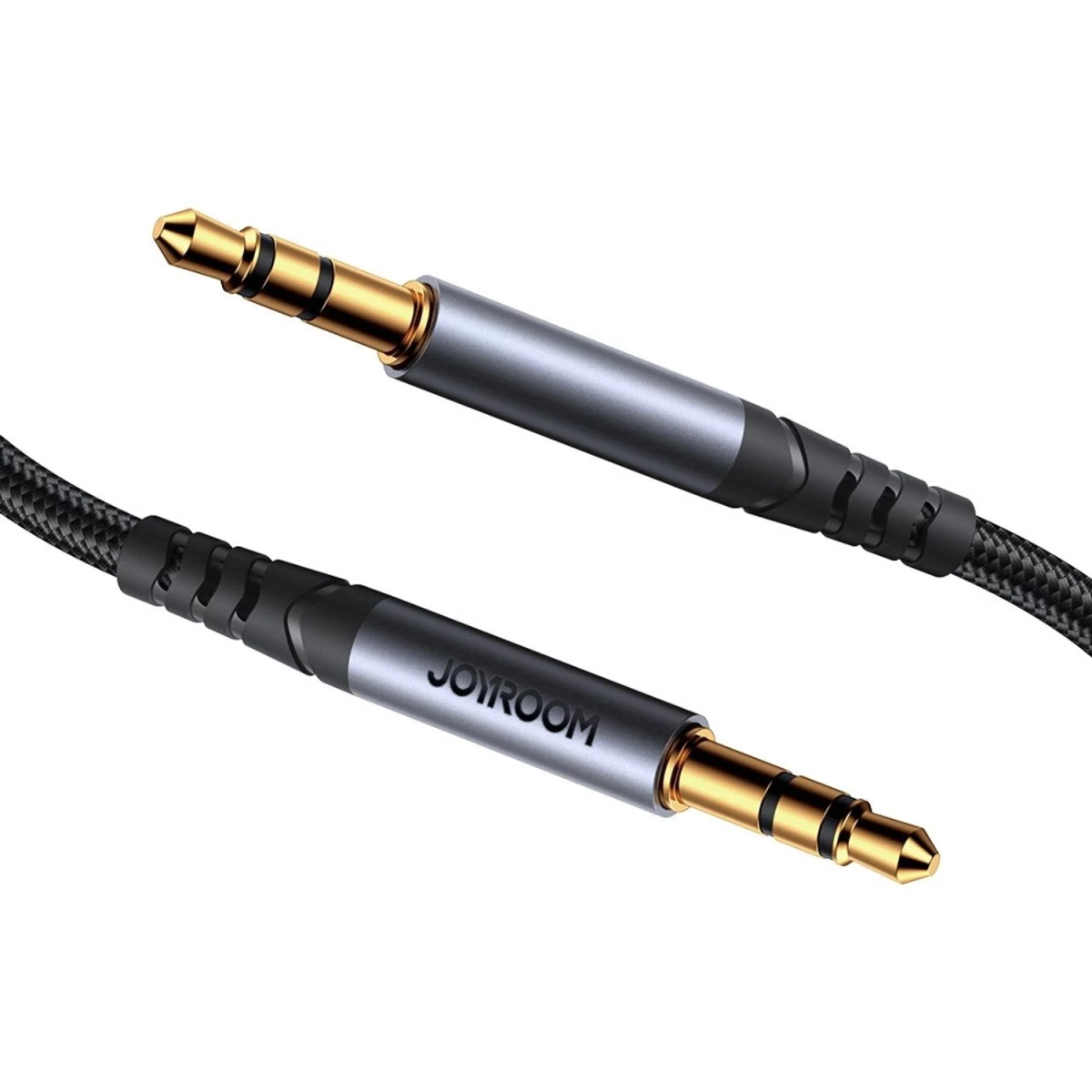 joyroom Stereofoninis Garso Kabelis Aux 3,5 Mm Mini Lizdas 1,2 M Juodas (sy-a08)