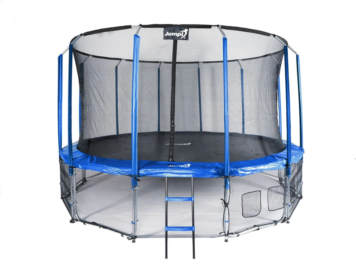Jumpi 487 Cm/16ft Maxy Comfort Mėlynas Sodo Batutas Su Vidaus Tinklu